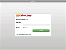 Tablet Screenshot of gemini.autozone.com